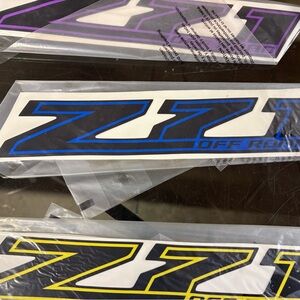 Z71 Off Road Blue Decal Sticker